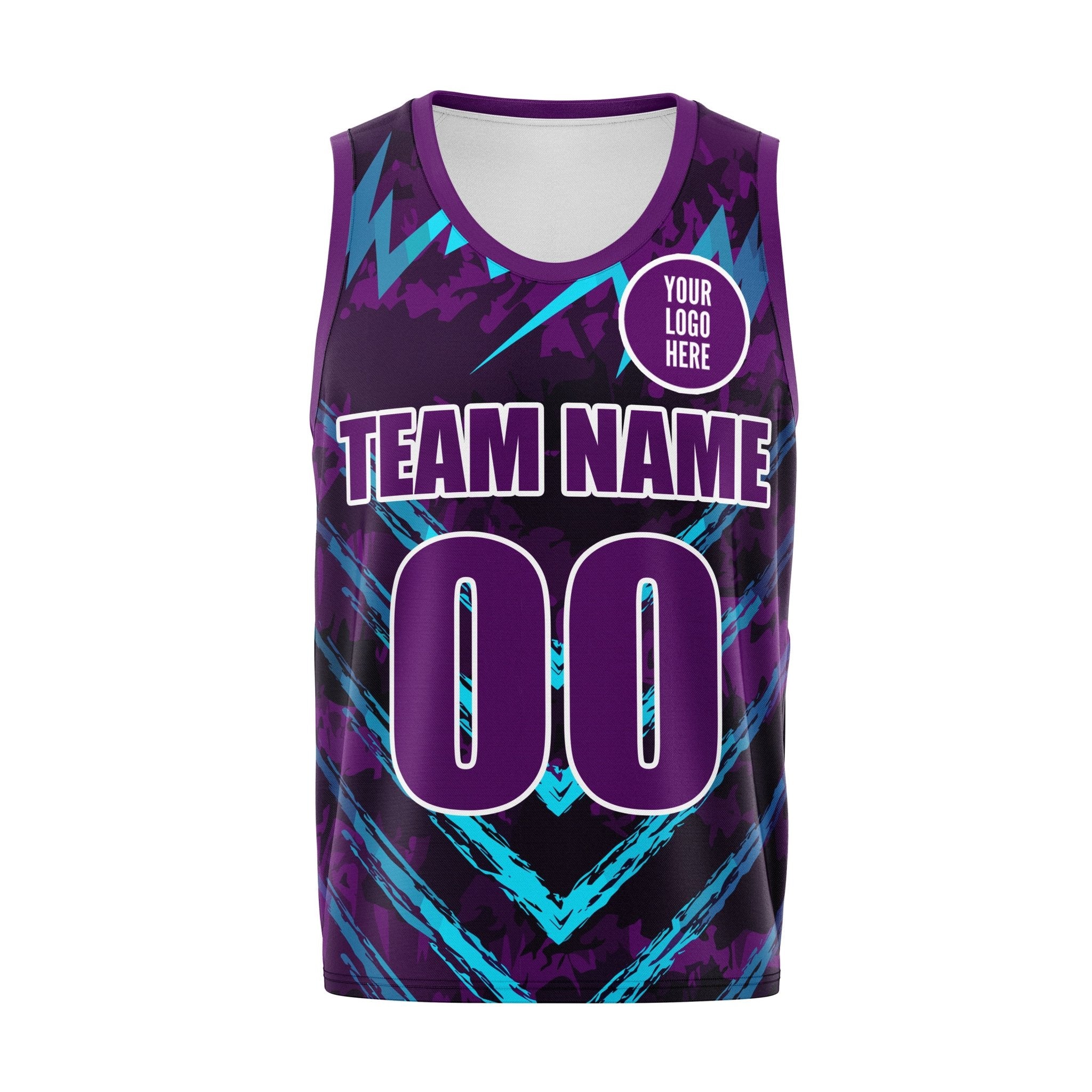 Violet Surge Custom Basketball Jersey Summo Sports