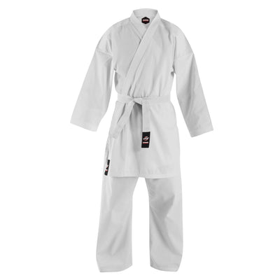 14 oz. Plain White Heavy Weight Karate Uniform - Summo Sports