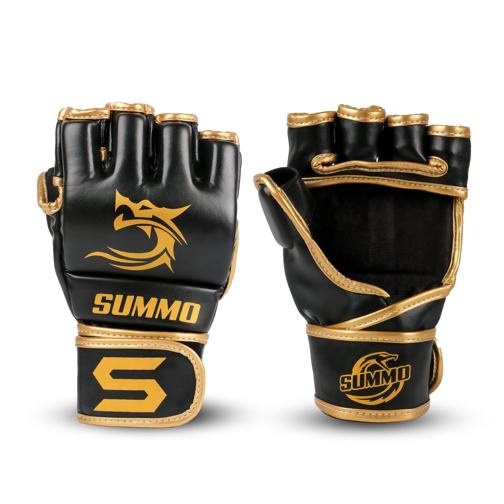 Gold mma hot sale gloves