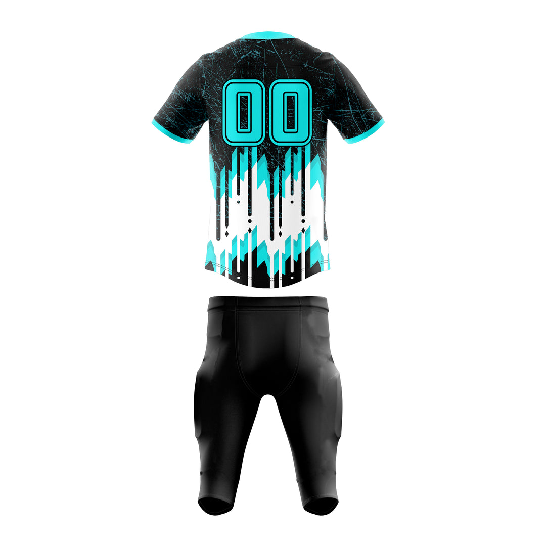 Electric Drip American Football Uniform