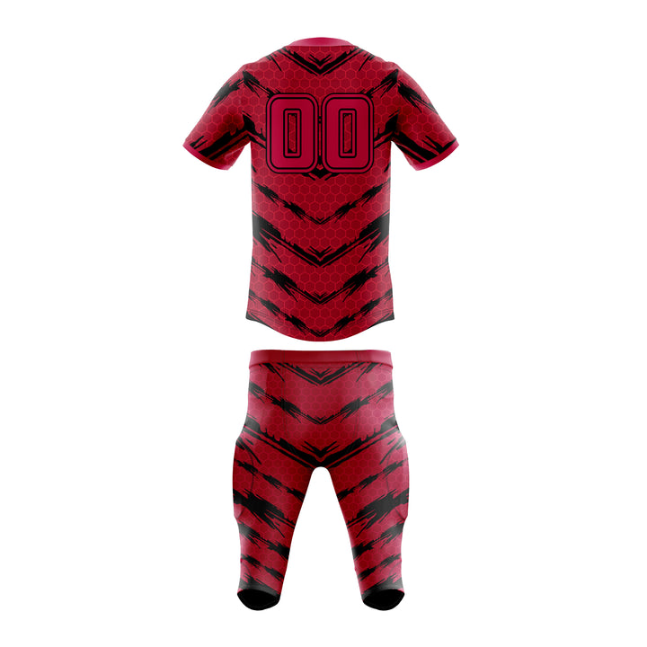 Scarlet Slash American Football Uniform