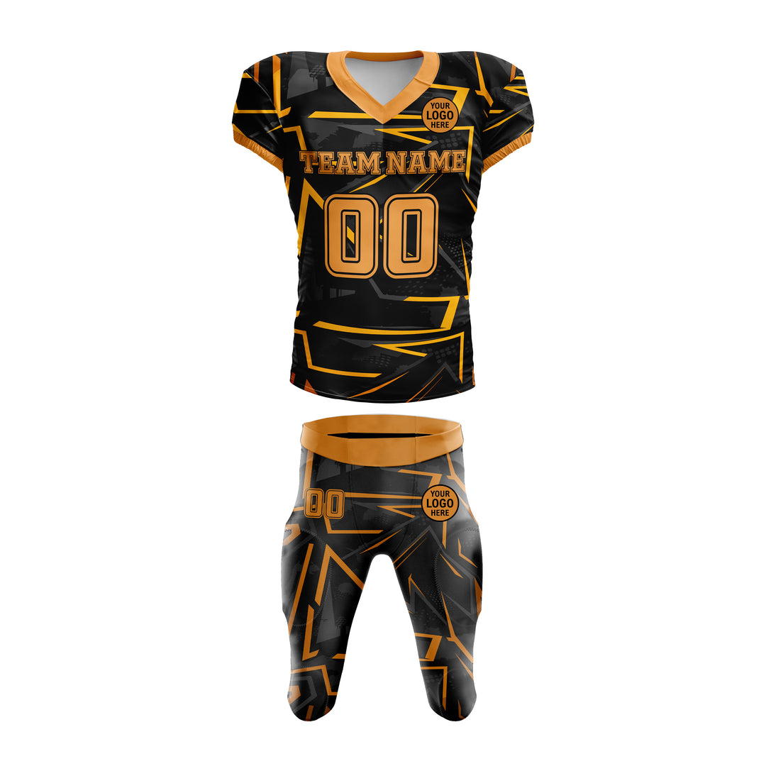 Darkwire Amber American Football Uniform