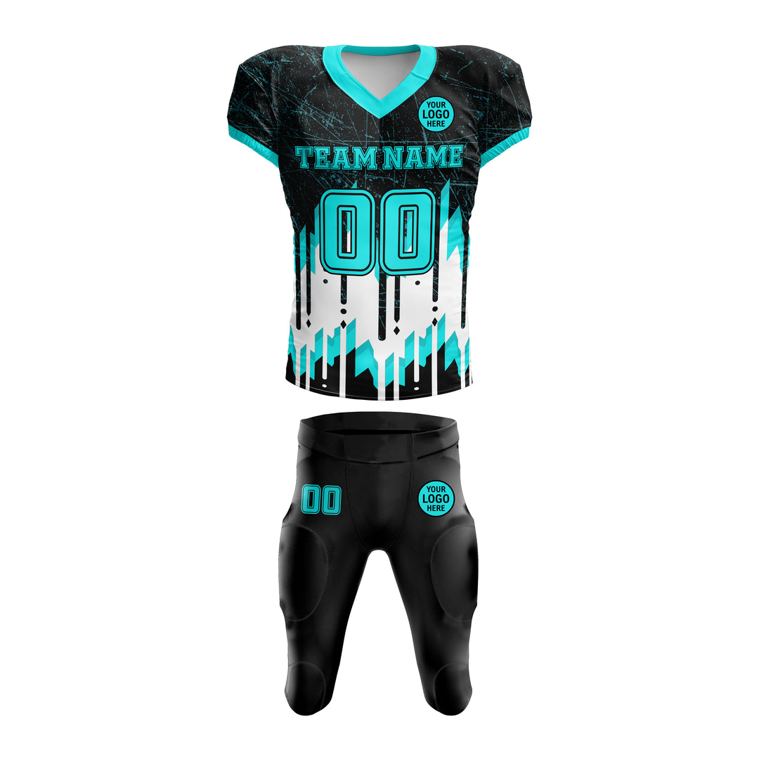 Electric Drip American Football Uniform