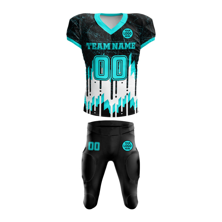 Electric Drip American Football Uniform