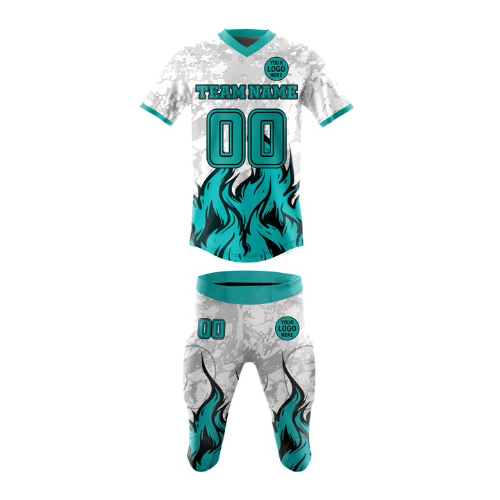 Frostfire Surge American Football Uniform