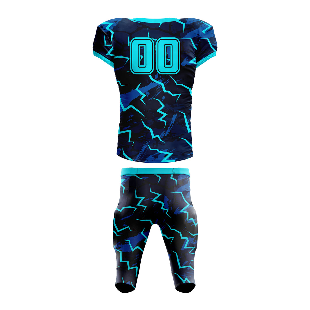 Electric Bolt American Football Uniform