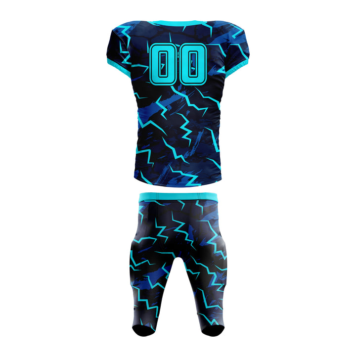 Electric Bolt American Football Uniform
