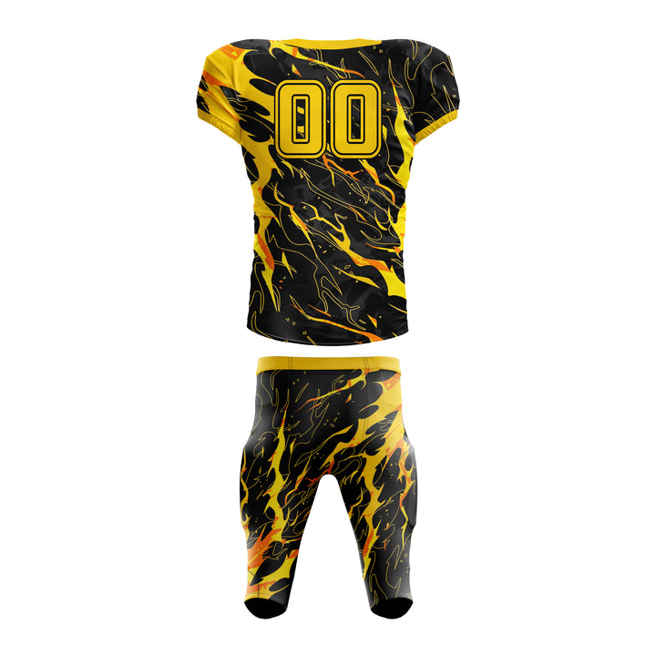Gold Strike American Football Uniform