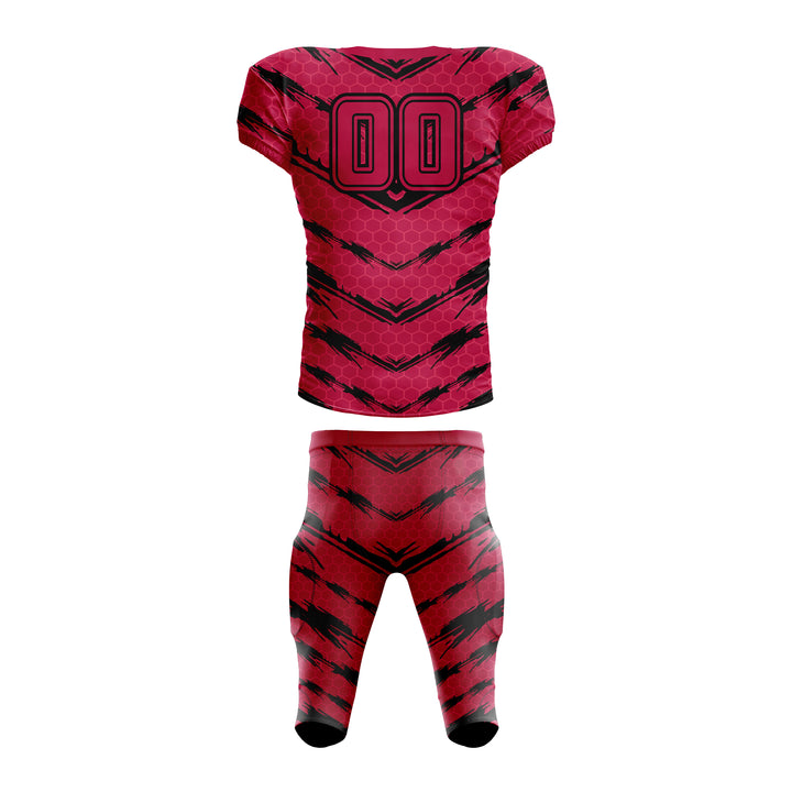 Scarlet Slash American Football Uniform