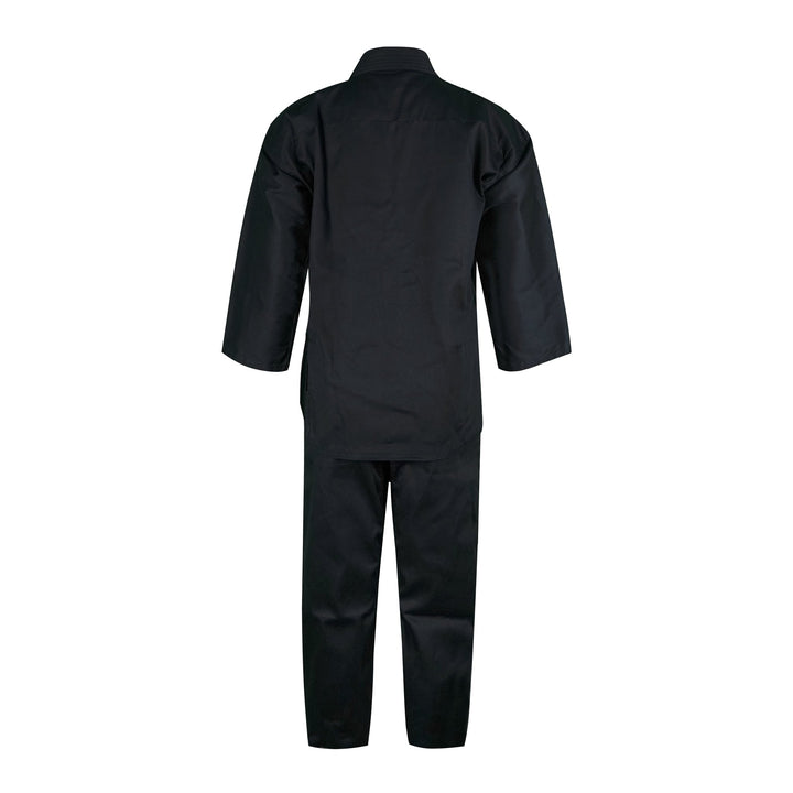 14 oz. Plain Black Heavy Weight Karate Uniform - Summo Sports