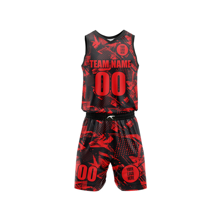 Code Red Custom Basketball Uniform