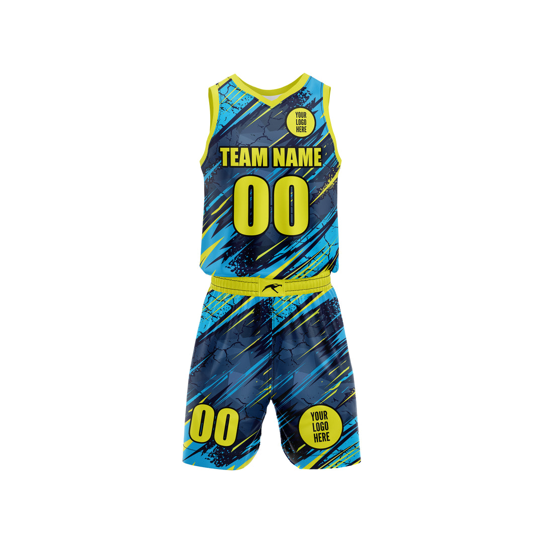 Cyber Rift Custom Basketball Uniform