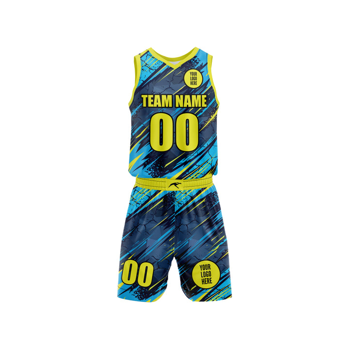 Cyber Rift Custom Basketball Uniform