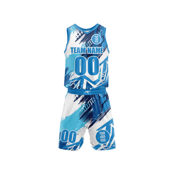 Sonic Tide Custom Basketball Uniform