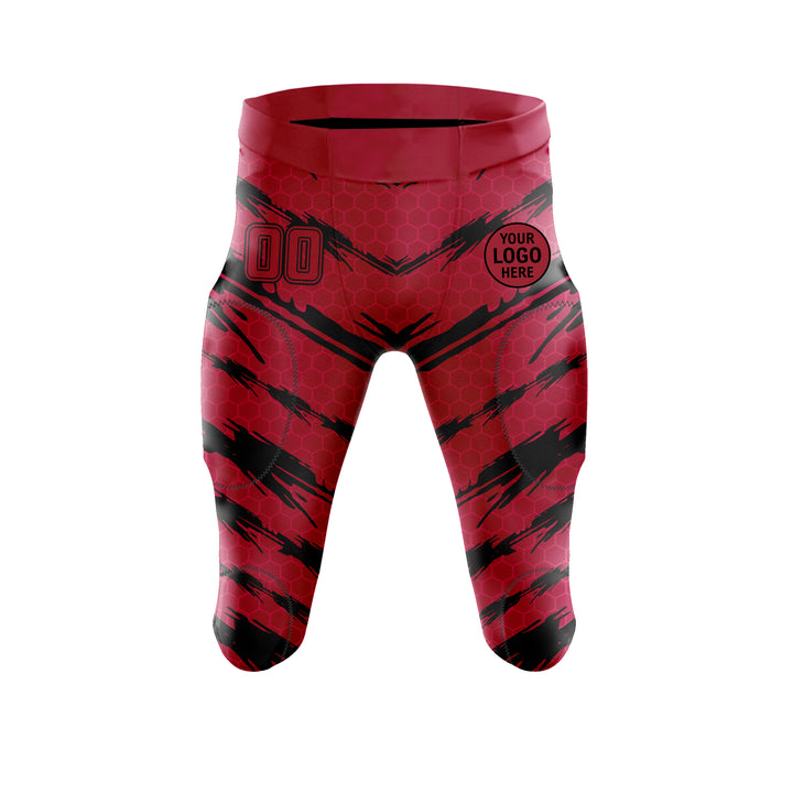 Scarlet Slash American Football Uniform