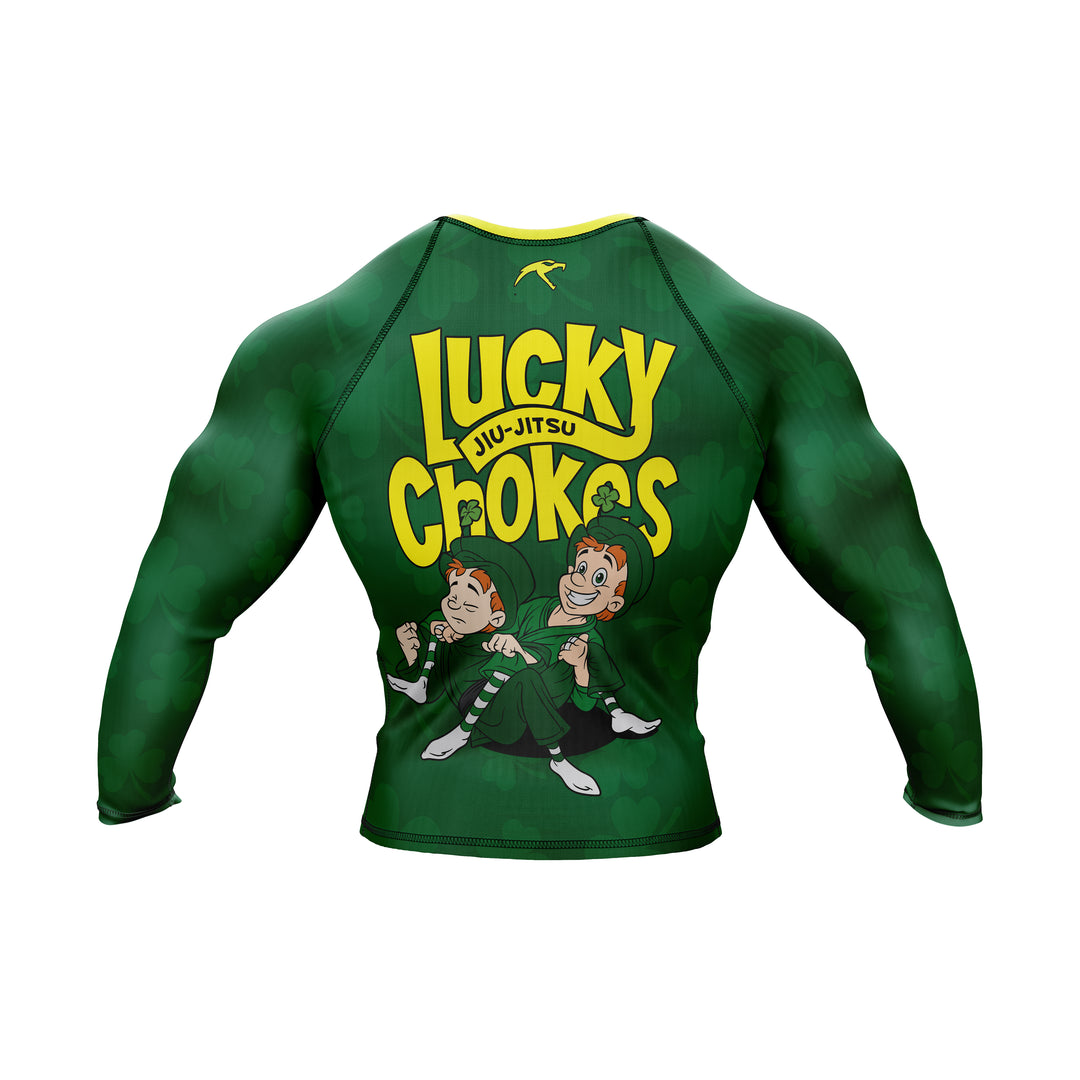 Lucky Chokes Premium Bjj Rash Guard For Men/Women