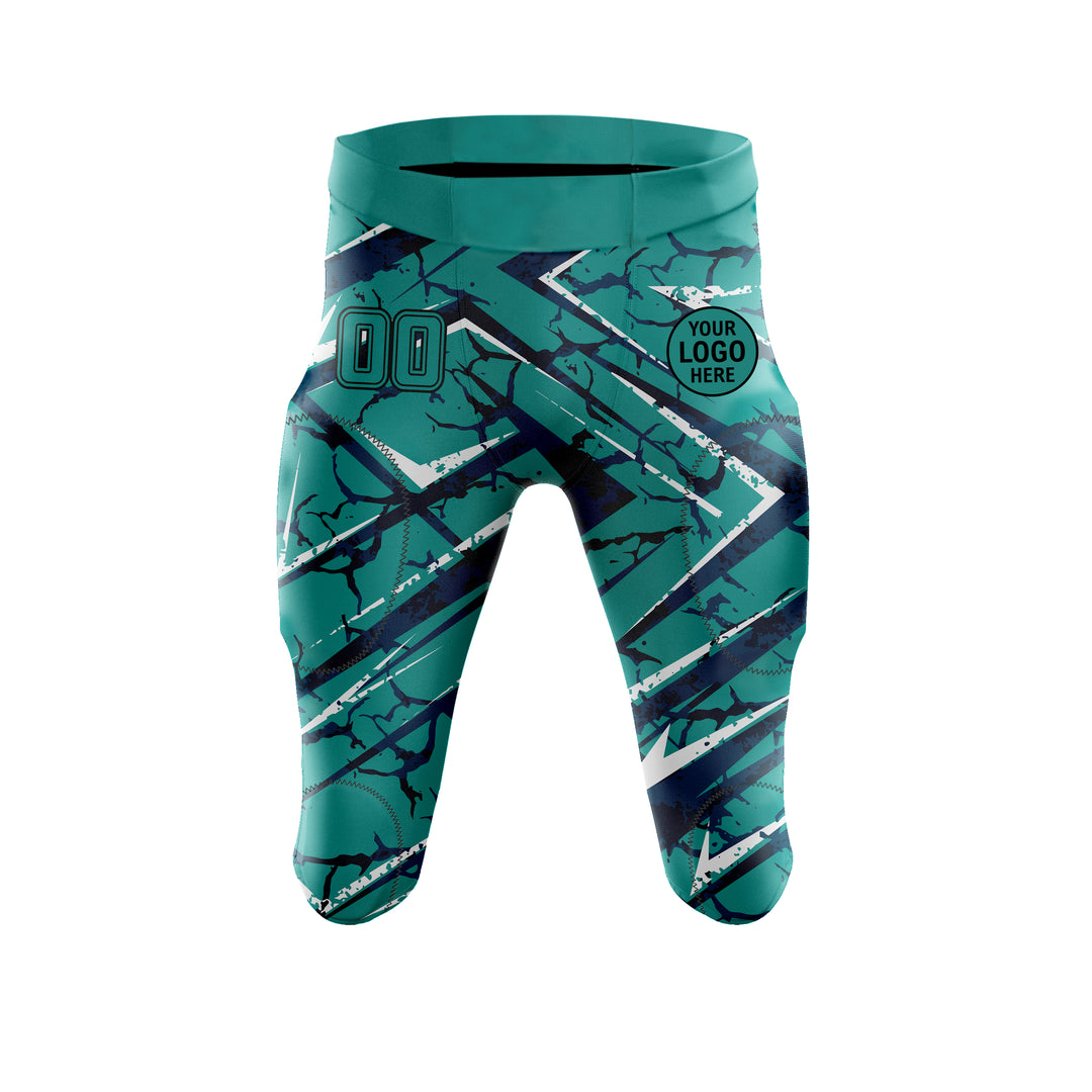 Oceanic Fracture American Football Pants