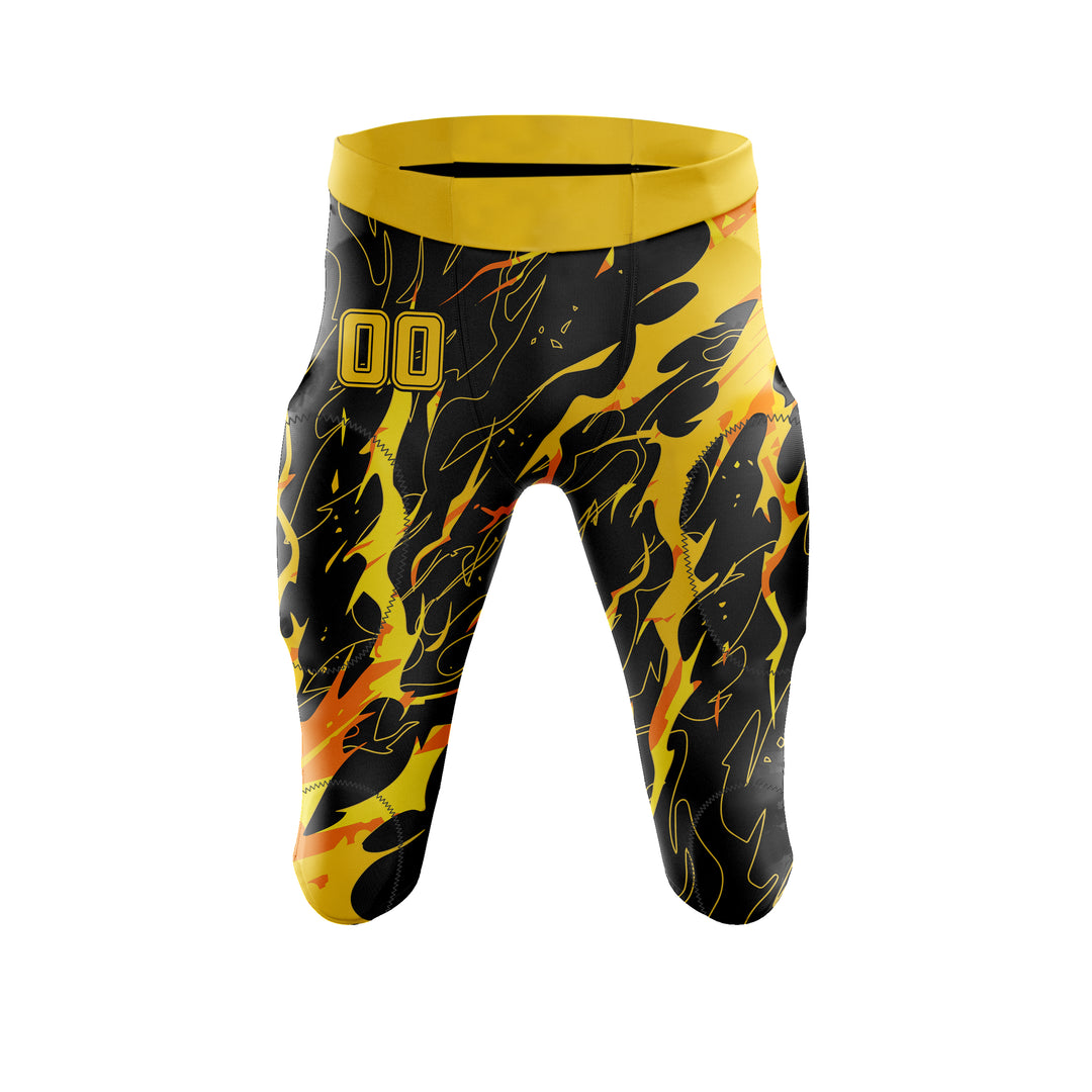 Gold Strike American Football Uniform