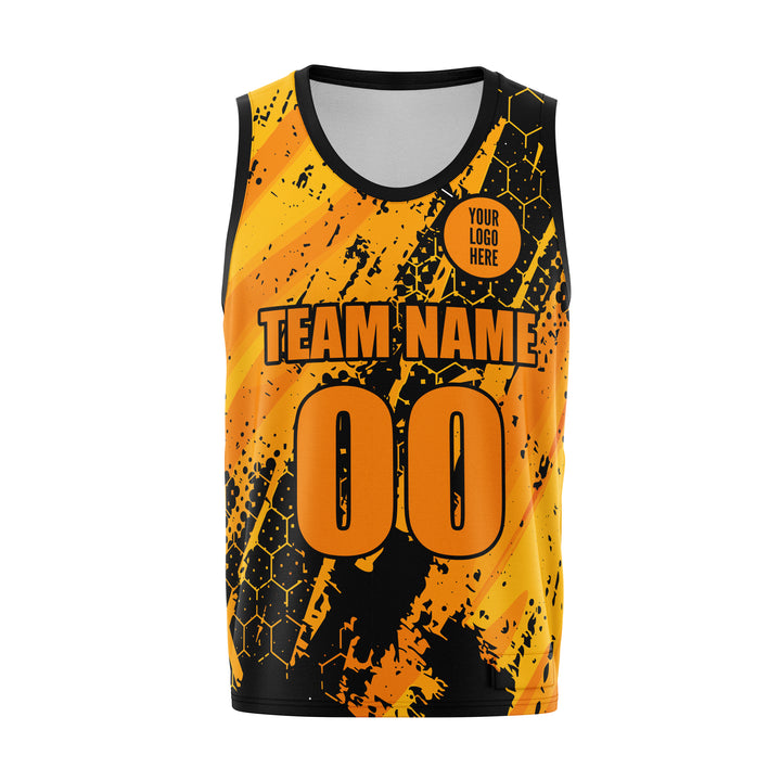 Ignite Orange Custom Basketball Jersey