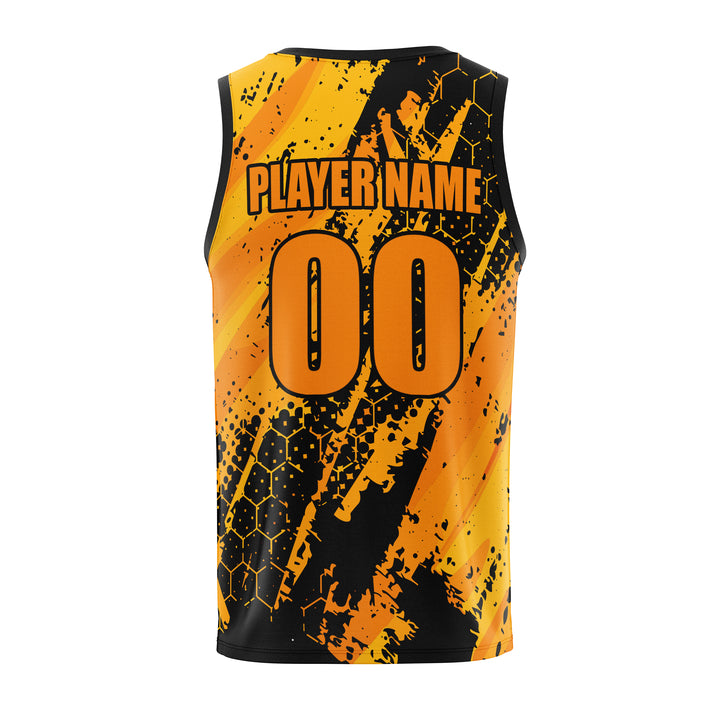 Ignite Orange Custom Basketball Jersey