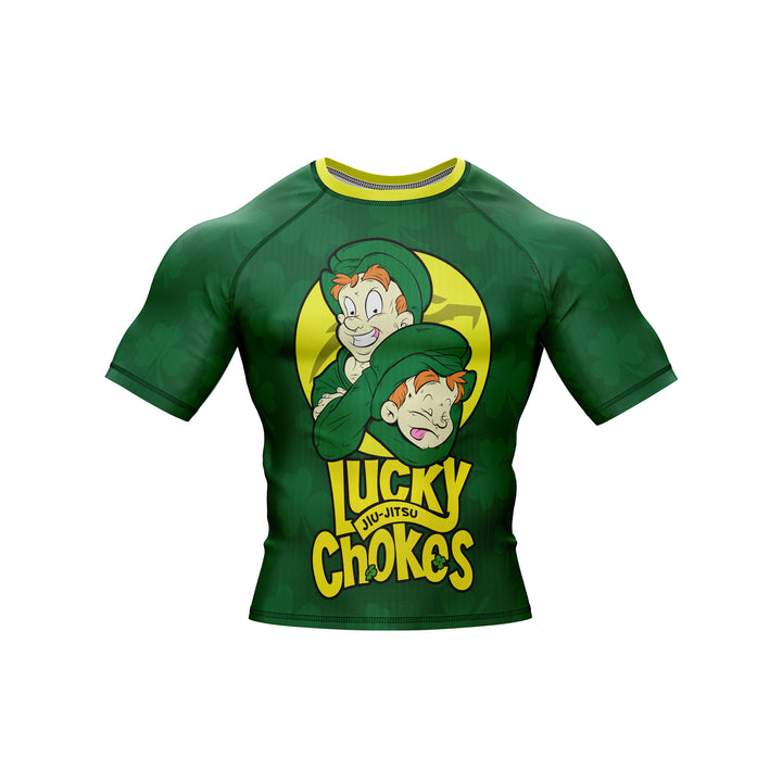 Lucky Chokes Premium Bjj Rash Guard For Men/Women