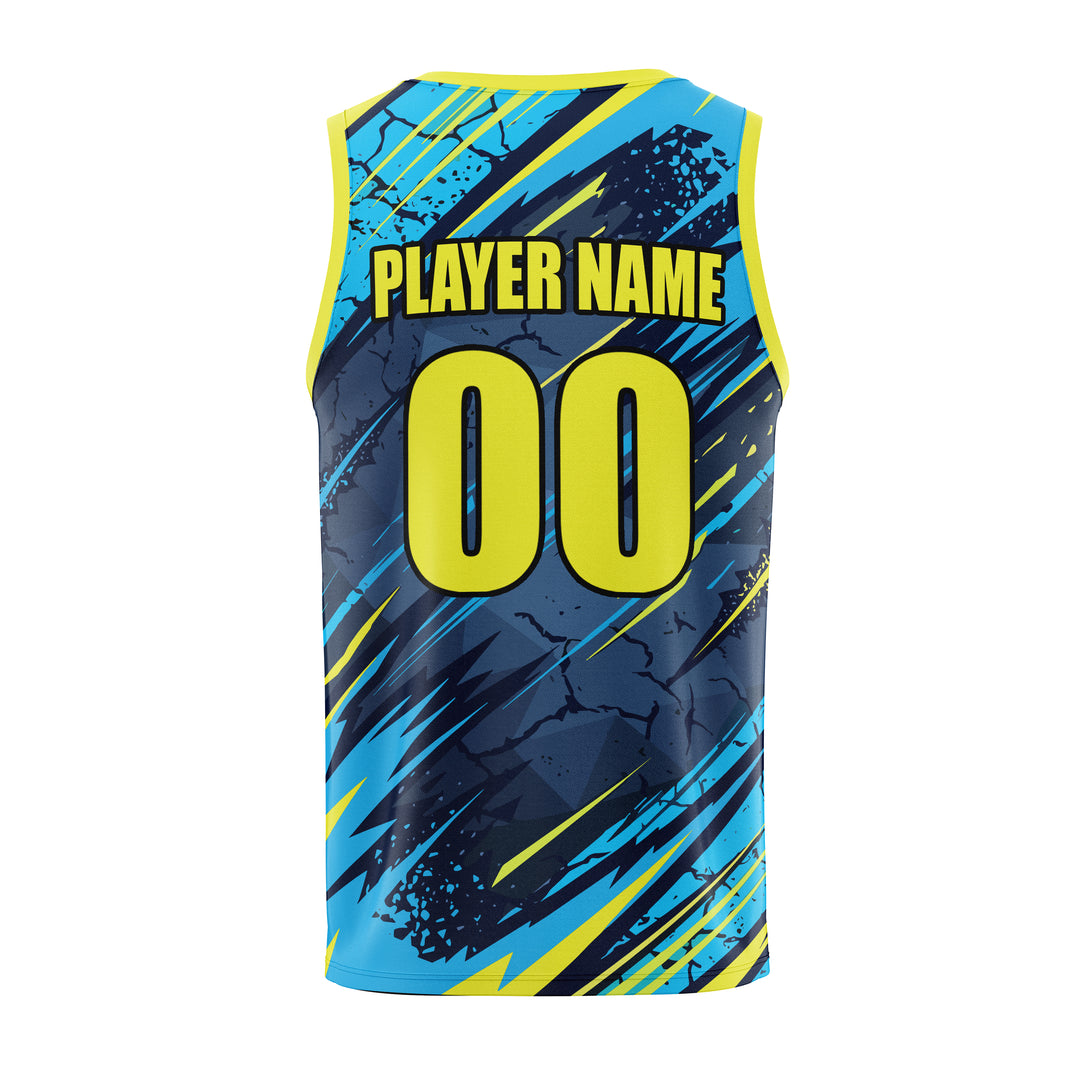 Cyber Rift Custom Basketball Uniform