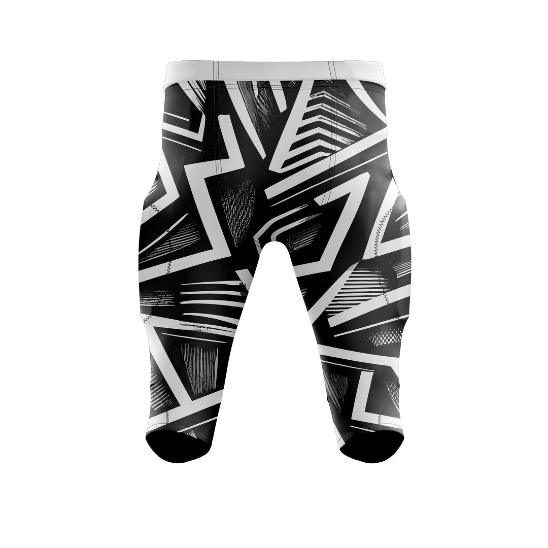 Obsidian Geometry American Football Uniform