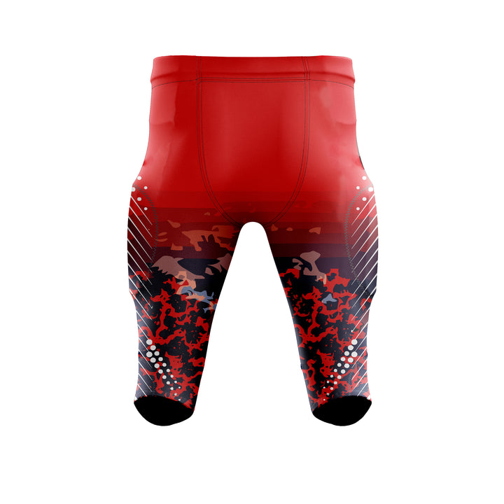Scarlet Dusk American Football Pants