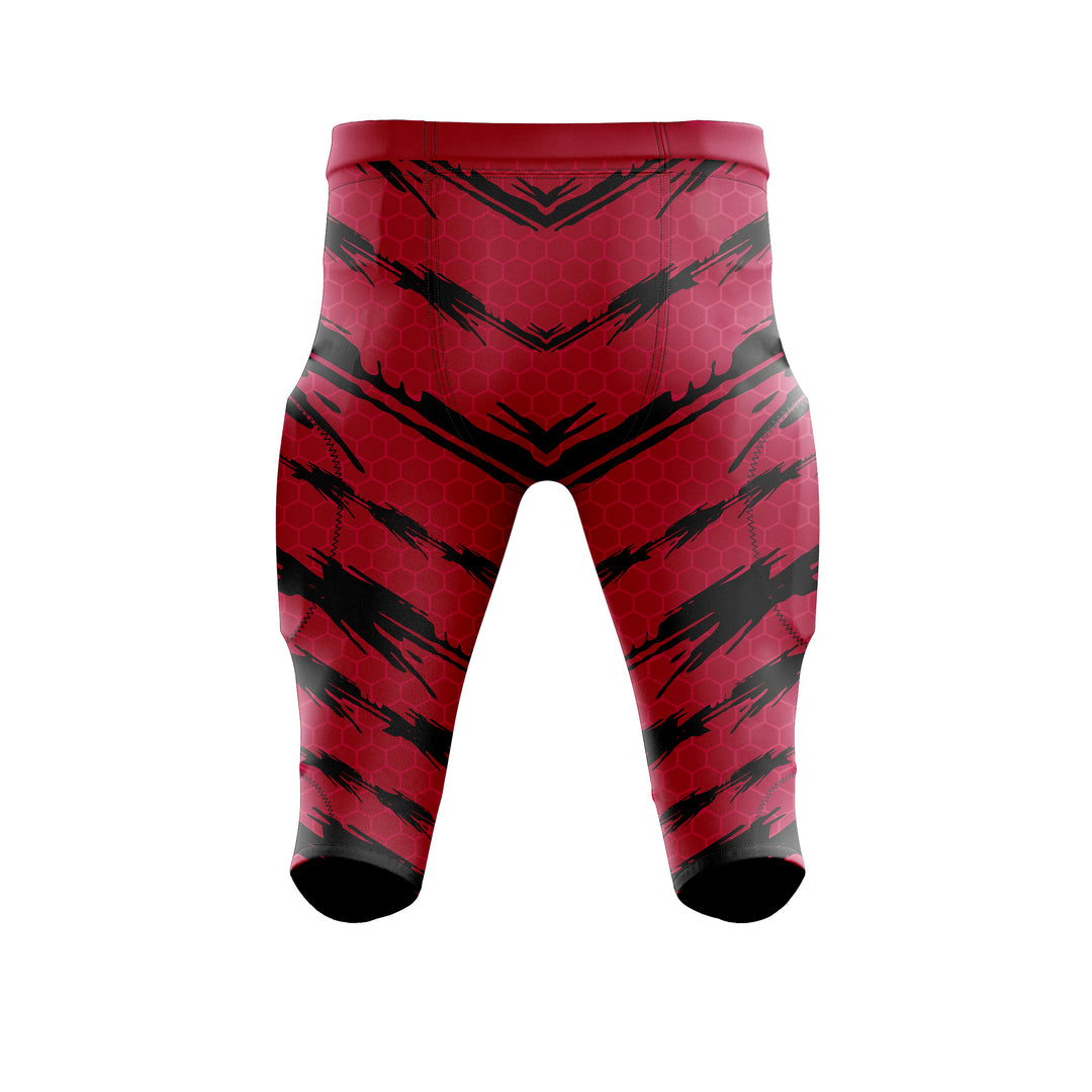 Scarlet Slash American Football Uniform