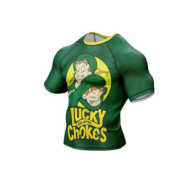 Lucky Chokes Premium Bjj Rash Guard For Men/Women