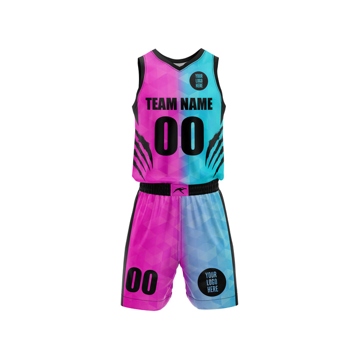 Split Drive Custom Basketball Uniform