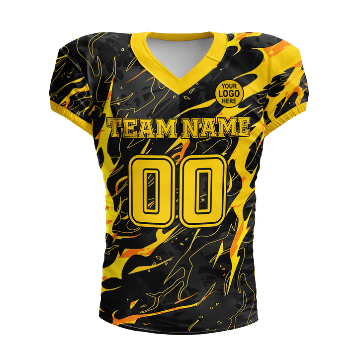 Gold Strike American Football Uniform