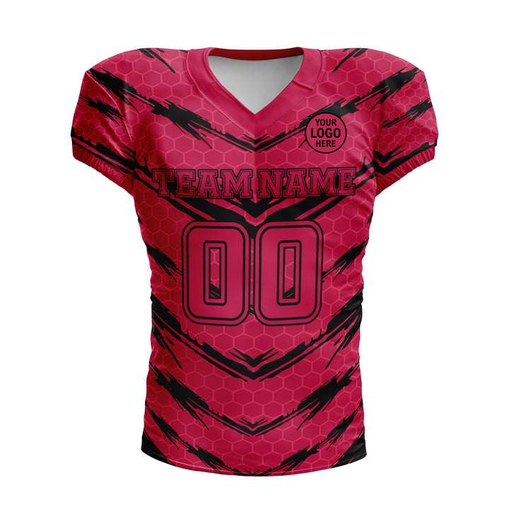 Scarlet Slash American Football Uniform