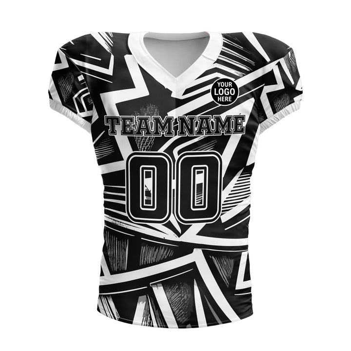 Obsidian Geometry American Football Jersey