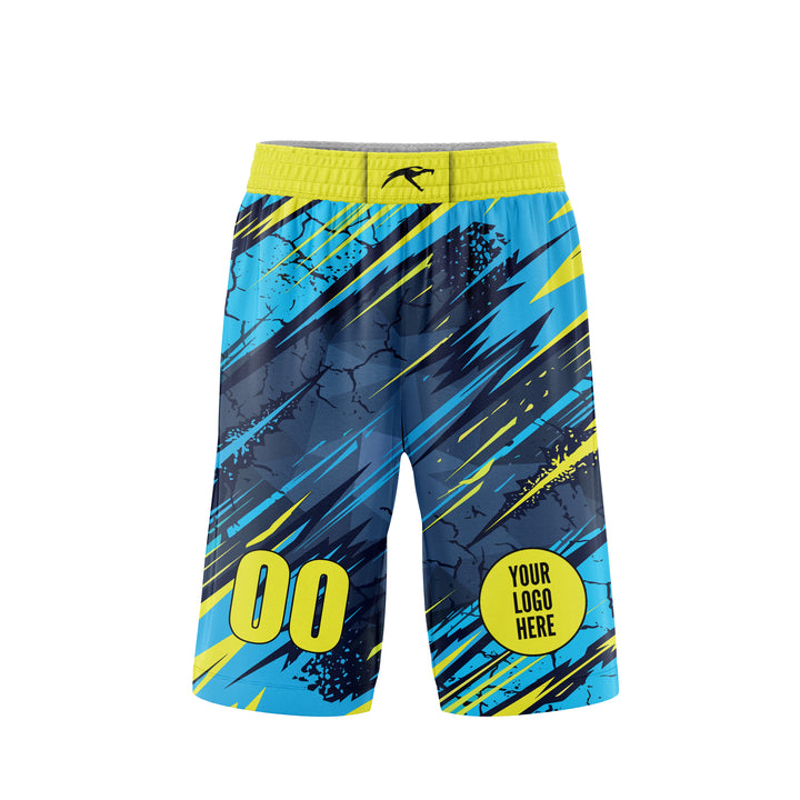 Cyber Rift Custom Basketball Shorts