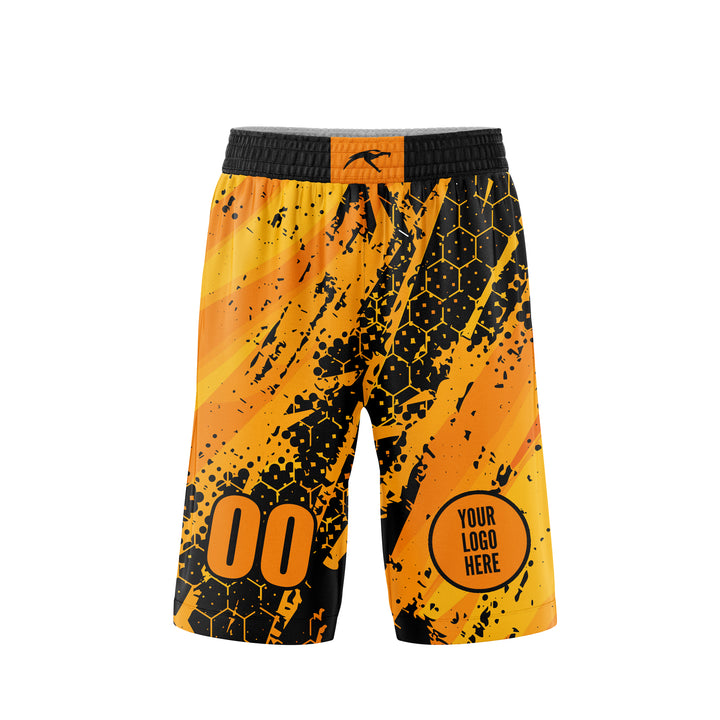 Ignite Orange Custom Basketball Uniform