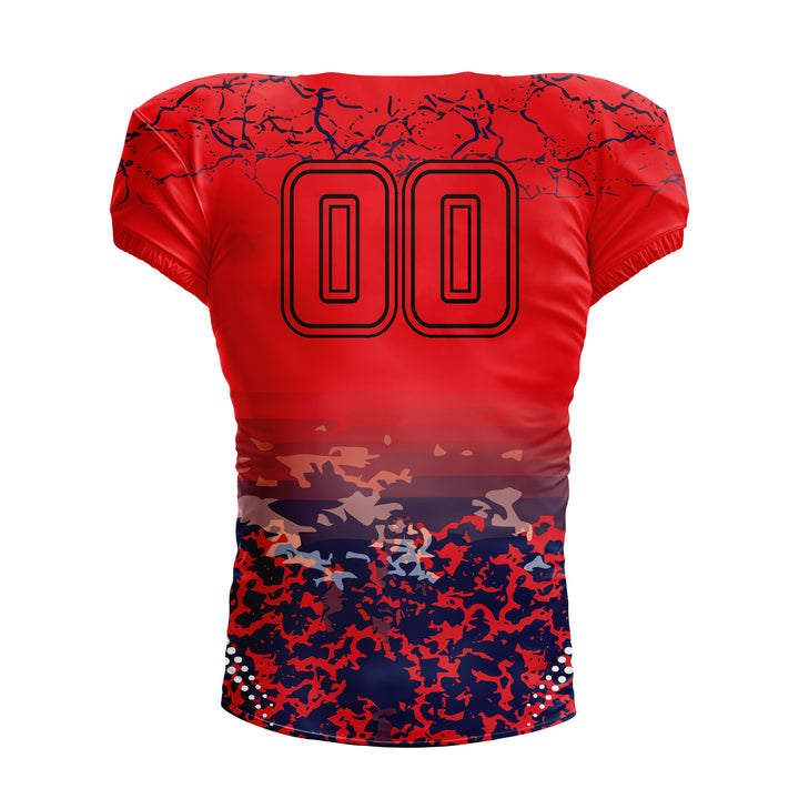 Scarlet Dusk American Football Uniform