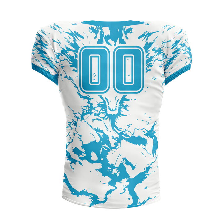 Azure Blizzard American Football Jersey
