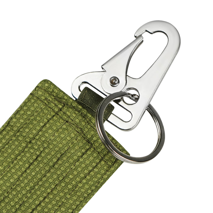 Mat Weave Snap Key Ring