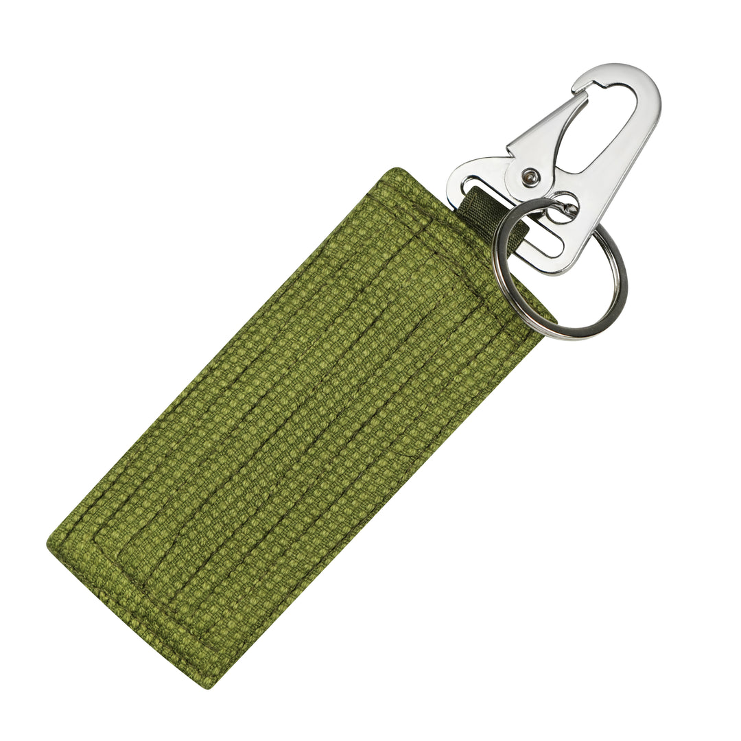 Mat Weave Snap Key Ring