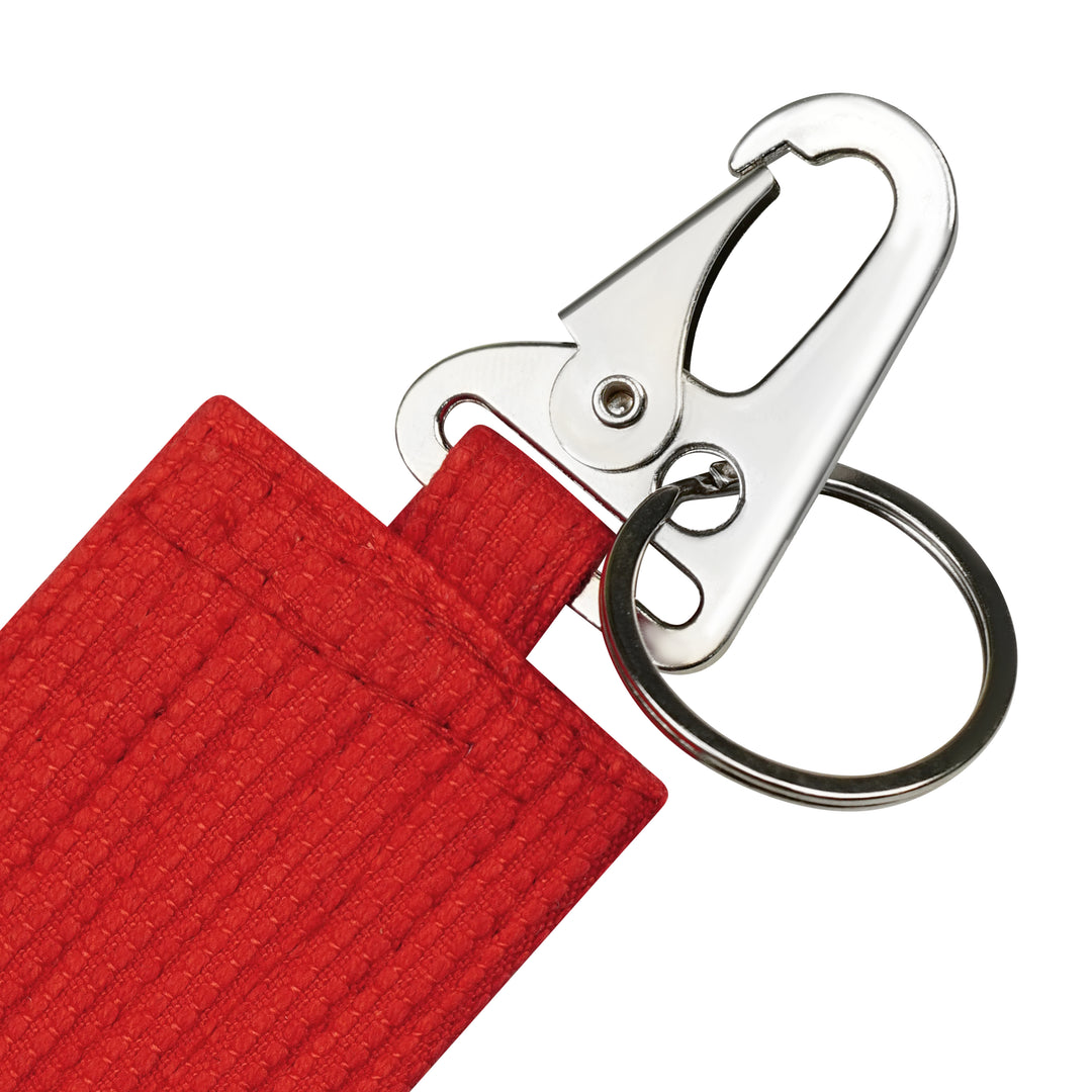 Mat Weave Snap Key Ring