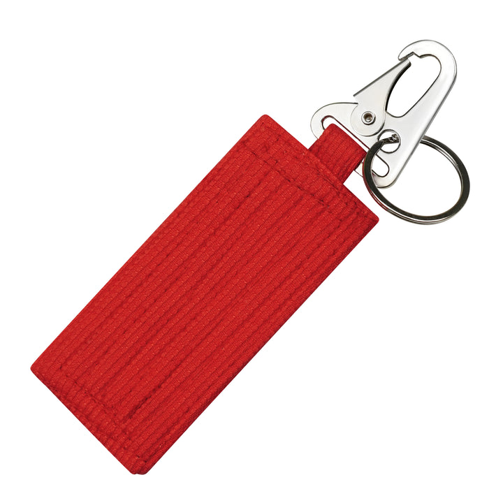 Mat Weave Snap Key Ring
