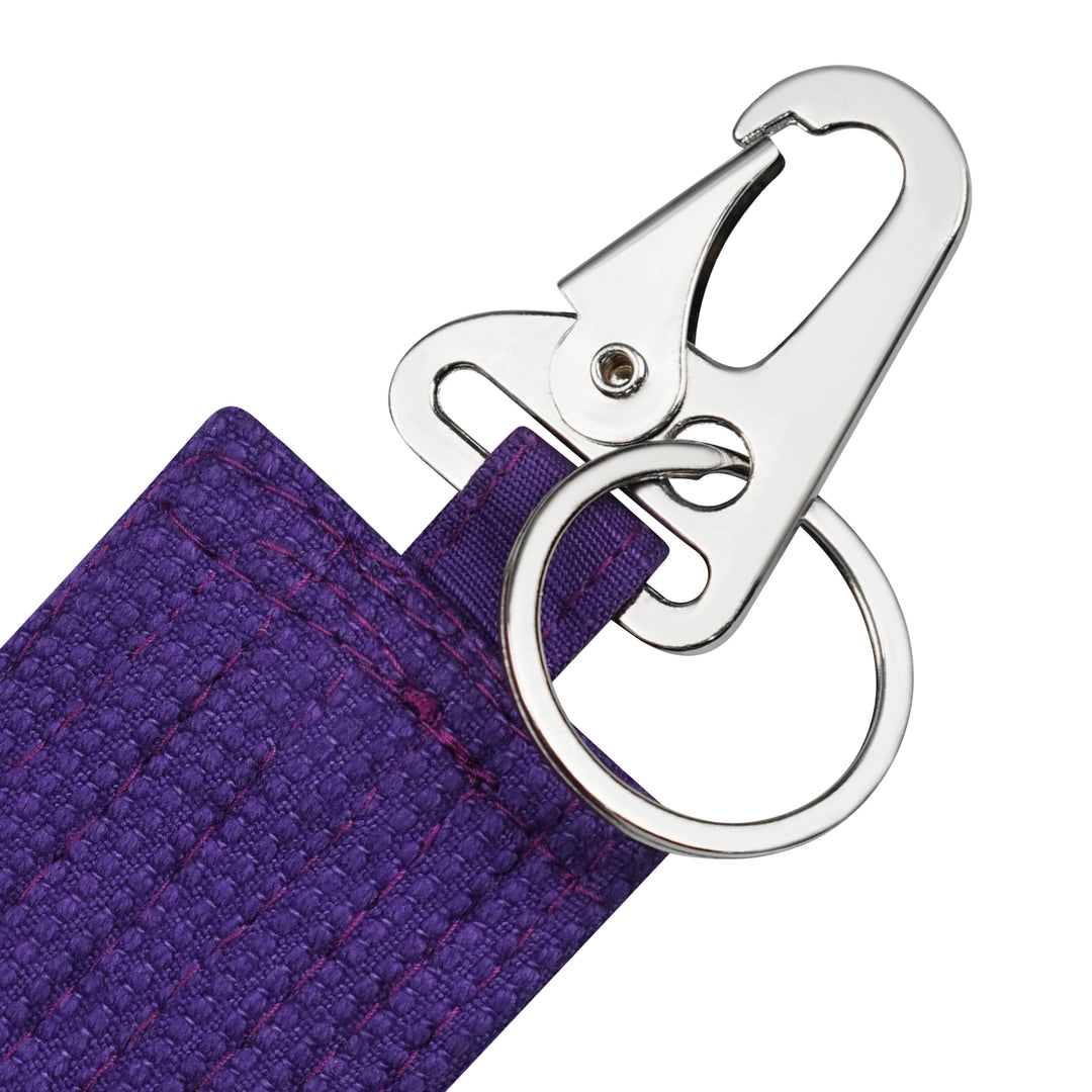 Mat Weave Snap Key Ring