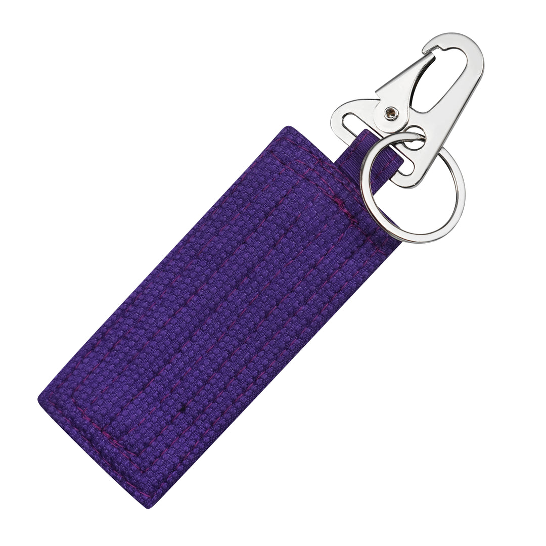 Mat Weave Snap Key Ring