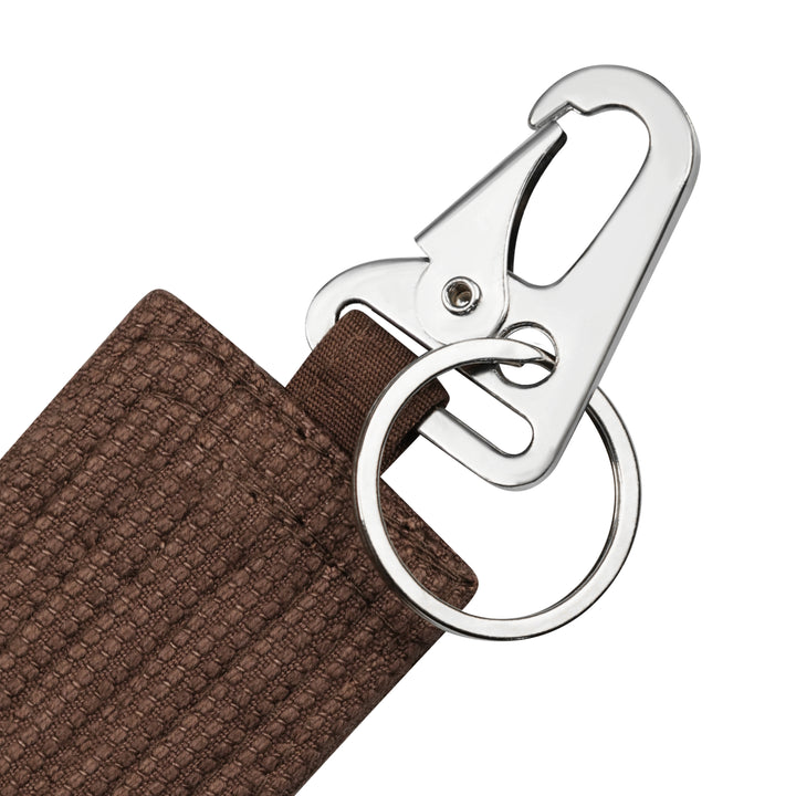Mat Weave Snap Key Ring