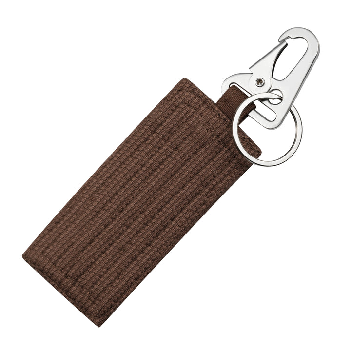 Mat Weave Snap Key Ring