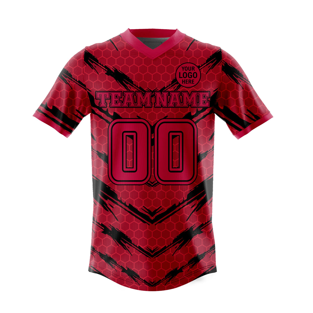 Scarlet Slash American Football Uniform