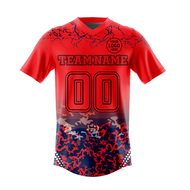 Scarlet Dusk American Football Jersey