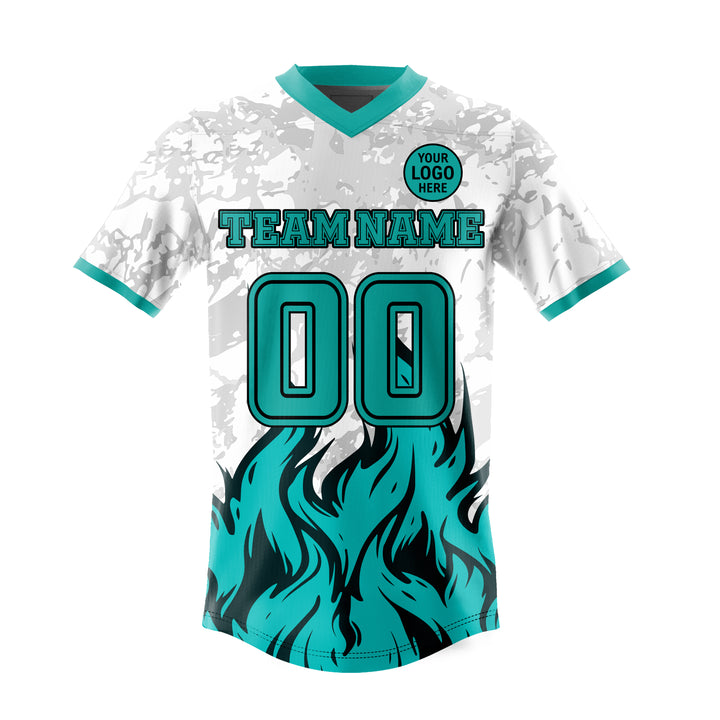 Frostfire Surge American Football Uniform