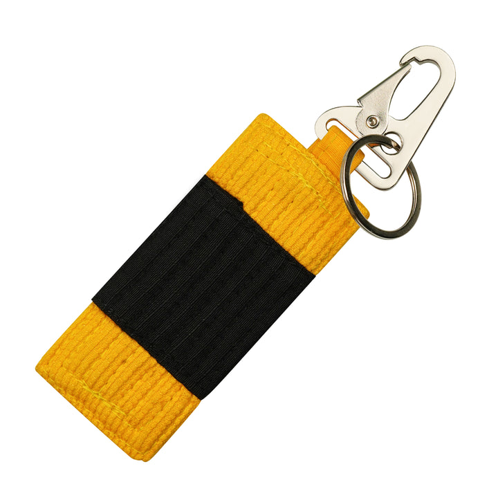 Stripe Weave Snap Key Ring